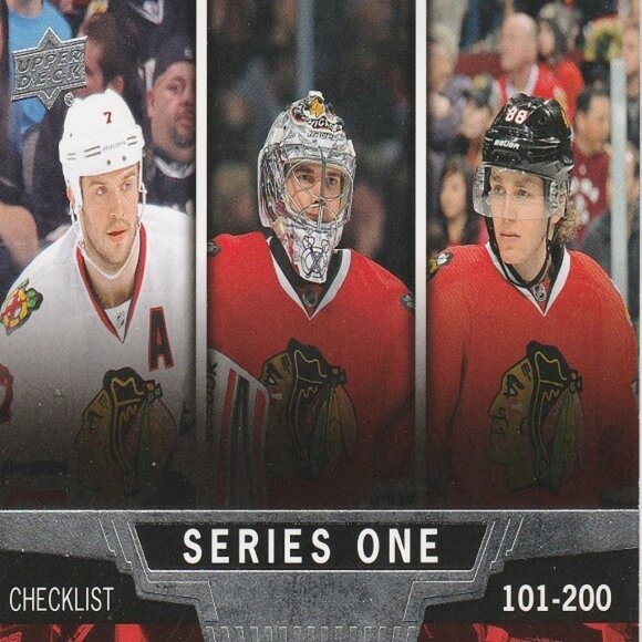 Checklist Card - 2013/2014 Upper Deck Series 1 Hockey 101-200 - Card Number 200 - Picture 1 of 2